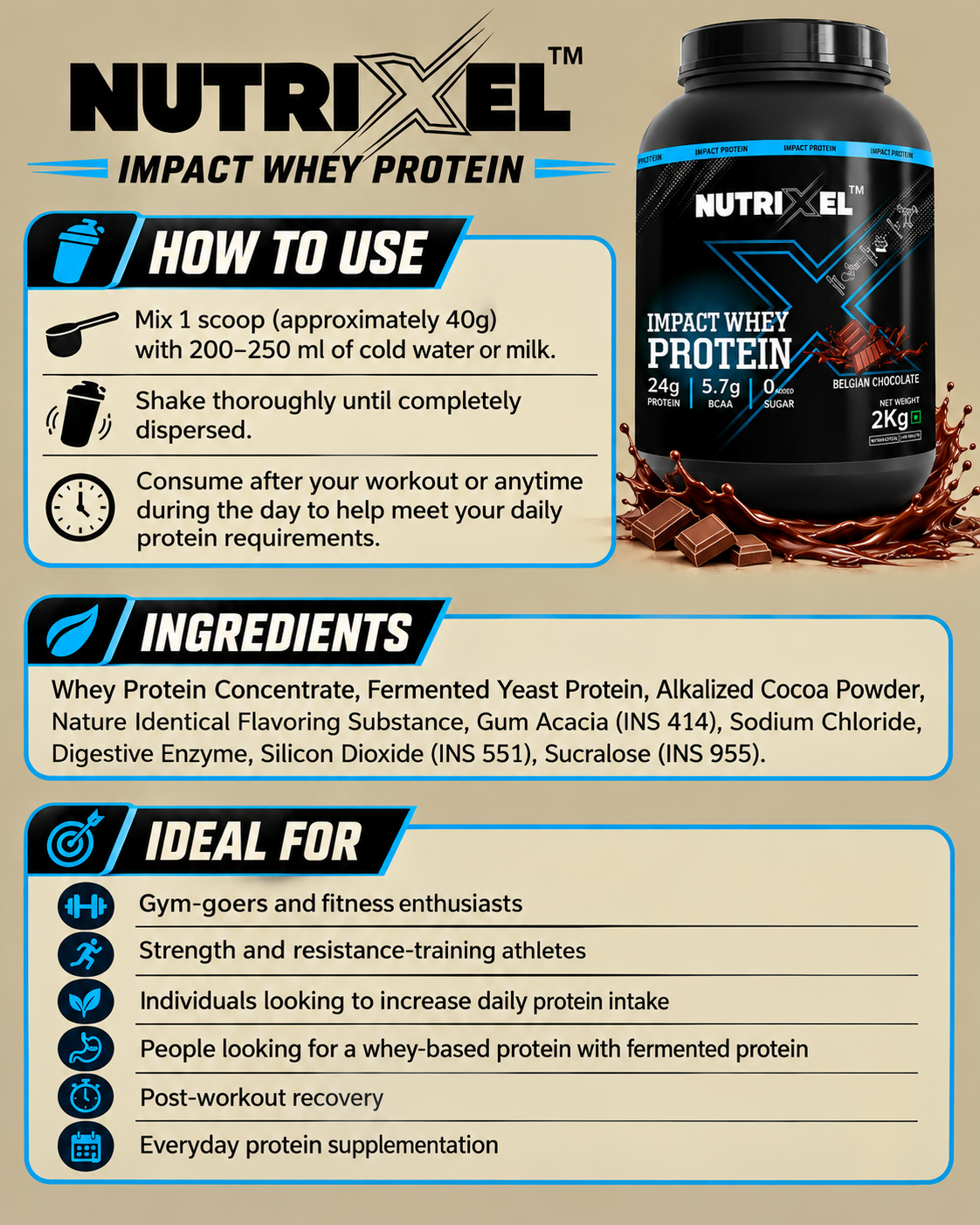 Nutrixel Ultimate Stack — Energy. Strength. Size. Recover.