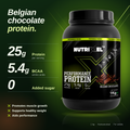 Nutrixel Performance Protein – Gut-Friendly Protein | 25g Protein | 5.4g BCAA | Belgian Chocolate | 1kg